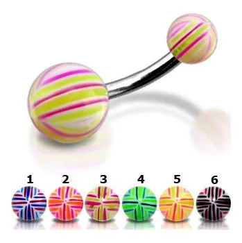 Piercing Šperky4U Piercing do pupíku - banánek - BA01003-AO