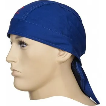 Kukla Nehořlavý šátek pro svářeče WELDAS Doo-Rag, modrý W23-3612__