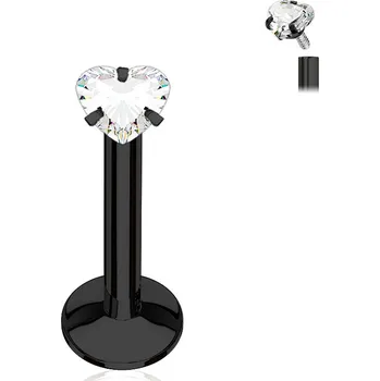 Piercing Šperky4U Piercing do brady černý - LB01085K-1206