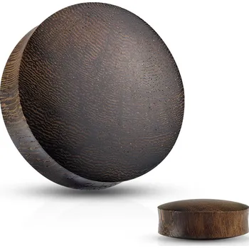 Piercing Šperky4U Plug do ucha Snake wood - PL01205-27