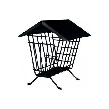 Pro ptáka Samostatně stojící krmítko na seno, kovové