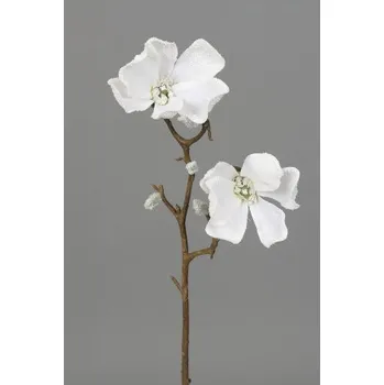 umělá květina Magnolie zasněžená 110-0052