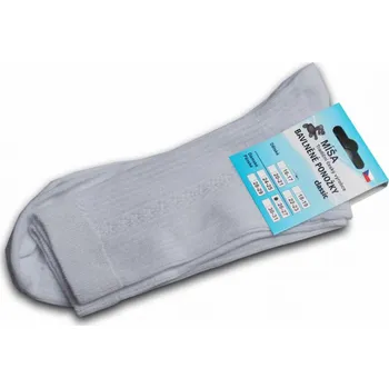 Pánské ponožky Bavlněné ponožky - bílá vzor Velikost: 30-31