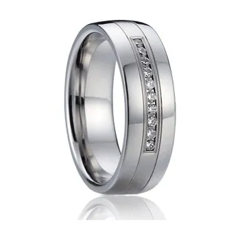 Prsten 7AE AN1015 Dámský snubní prsten se zirkony - velikost 57 - AN1015-D-57