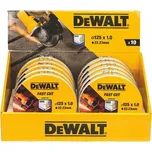 DeWALT DT3507 Sada řezných kotoučů na nerez, 125 x 1 mm, 10 ks
