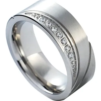 Prsten NUBIS® NSS1017 Dámský snubní prsten se zirkonem - velikost 58 - NSS1017-Zr-58
