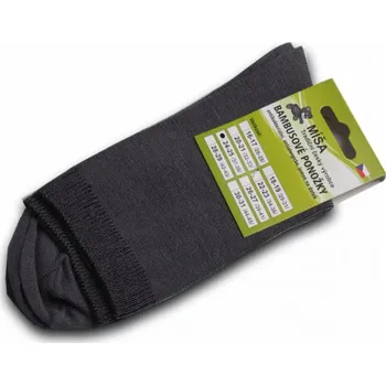 Pánské ponožky Bambusové ponožky - antracit Velikost: 30-31