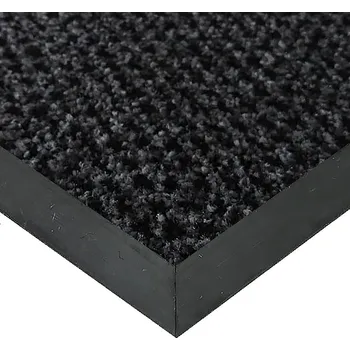 Rohožka Šedá textilní vstupní rohož FLOMA Alanis (Cfl-S1) - délka 50 cm, šířka 80 cm, výška 0,75 cm