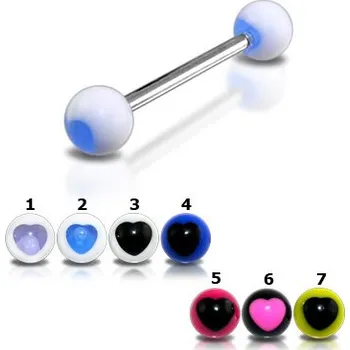 Piercing Šperky4U Piercing do jazyka - PJ01106-WK