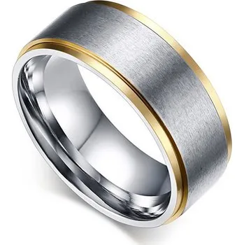 Šperk Šperky4U Pánský ocelový prsten, šíře 7 mm - velikost 56 - OPR0038-P-56
