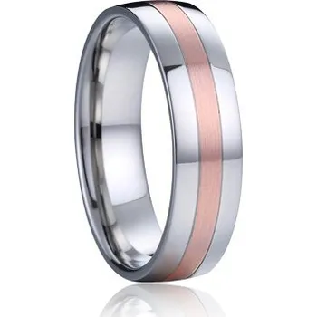 Prsten Šperky4U AN1034 Pánský snubní ocelový prsten - velikost 68 - AN1034-P-68