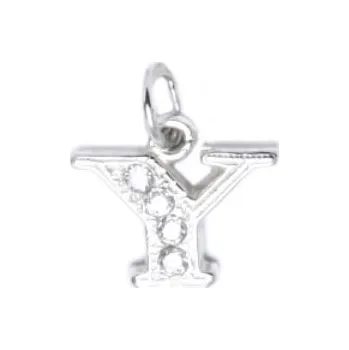 Přívěsek Šperky4U Stříbrný přívěsek písmeno se zirkony - iniciála Y - CS3426-Y