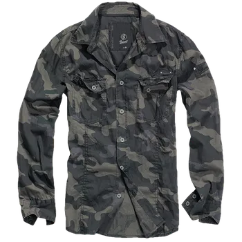 Brandit Slim Fit Shirt Darkcamo
