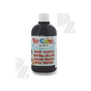 Výtvarná barva Temperová barva 500ml černá, Toy Color