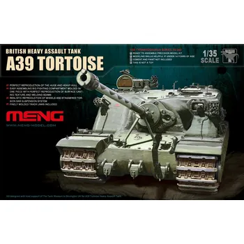 Plastikový model Meng 1/35 British Heavy Assault Tank A39 Tortoise