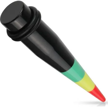 Piercing Šperky4U Roztahovák do ucha - rasta - EP01009-03
