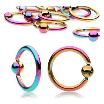 Piercing Šperky4U Piercing - kruh - duhový - K01014-1212