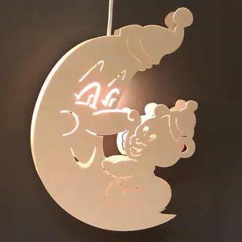 Vánoční dekorace Závěsné - Měsíc s Míšou