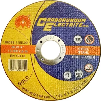 Řezný kotouč FLEX GOLD line T41 kotouč řezný 115x1x22,2 ocel