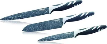 Kuchyňský nůž Banquet Granite sada nožů s nepřilnavým povrchem 3 ks šedá