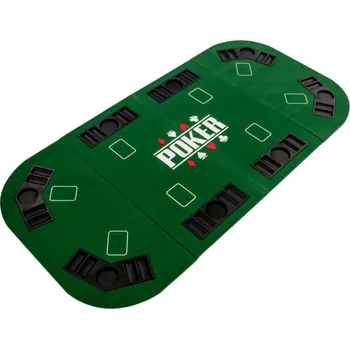 Poker Garthen Skládací pokerová podložka 160 x 80 cm zelená