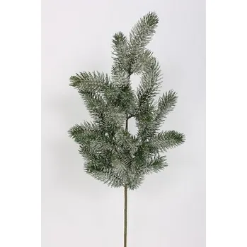 Vánoční dekorace Větev chvojí zasněžená 210-0015