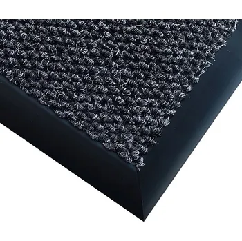 Rohožka Černá textilní zátěžová vstupní rohož Perla - délka 100 cm, šířka 200 cm, výška 1,2 cm