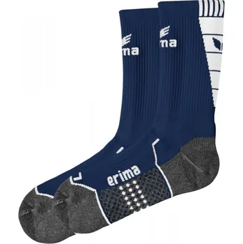 Pánské ponožky ERIMA TRÉNINKOVÉ PONOŽKY FOTBAL - Tmavě modrá, Bílá - velikost 1 uk