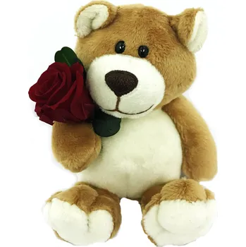 plyšák Aranže Medvídek s růží