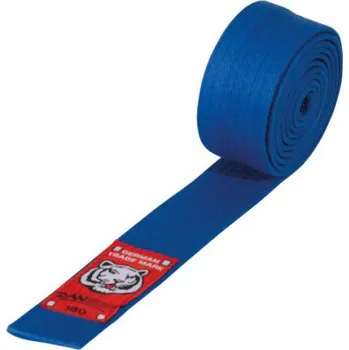 Pásek na kimono DANRHO Budo pásek DANRHO Junior modrý - velikost: 260 - Prodloužená možnost vrácení zboží do 60 dní.