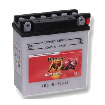 Motobaterie Banner Bike Bull YB5L-B 12V 5Ah 65A