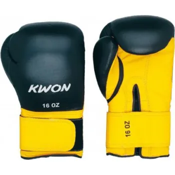 Sportovní chránič KWON Boxovací rukavice Knocking černo-žluté - velikost: 12 oz. - Prodloužená možnost vrácení zboží do 60 dní.
