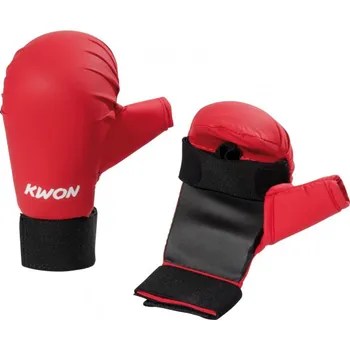 Sport KWON Rukavice na karate KWON krytý palec červené - velikost: XL - Prodloužená možnost vrácení zboží do 60 dní.