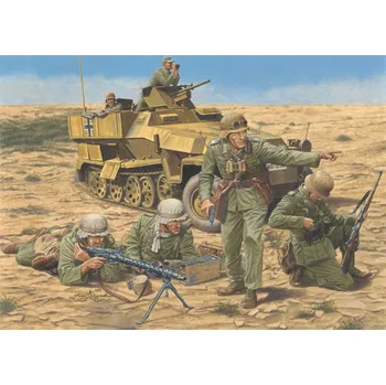 Dragon Afrika Korps Panzergrenadier (El Alamein 1942) 1:35 Plastikový model Dragon Afrika Korps Panzergrenadier (El Alamein 1942) 1:35