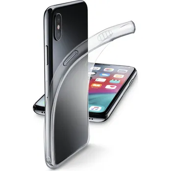 Pouzdro na mobilní telefon Extratenký zadní kryt CellularLine Fine pro Apple iPhone XS Max, transparentní