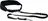 Trixie Bederní pás s pružným vodítkem černý, 75-120 cm/1,2-1,5 m