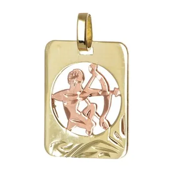 Přívěsek Přívěšek ze žlutého zlata znamení střelec ZZ0406F + dárek zdarma