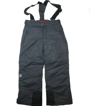 Dívčí kalhoty 104-128-Lyžařské zateplené kalhoty Echt - šedá barva