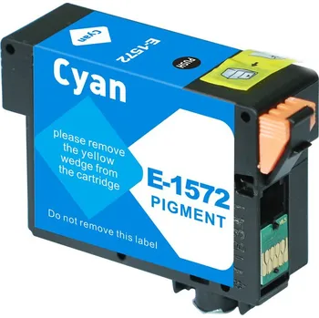 Kompatibilní cartridge s EPSON T1572 (Azurová)