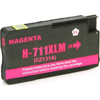 Inkoustová náplň pro HP DesignJet T 520 36 inch kompatibilní - barva purpurová - magenta