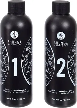 Masážní přípravek Shunga Body Masážní gel jahody/víno 2 x 250 ml