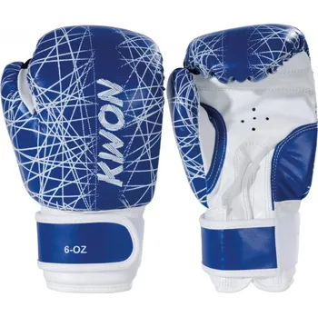 Boxerské rukavice KWON Dětské boxovací rukavice KWON NEON modré - velikost: 6 oz. - Prodloužená možnost vrácení zboží do 60 dní.