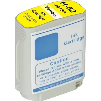 Inkoustová náplň pro HP DesignJet 815 kompatibilní - barva žlutá - yellow