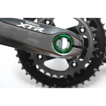 Klika na kolo FTC Šroub alu pro kliky Hollowtech M20, zelený, 2,35g