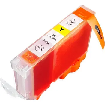 Inkoustová náplň pro Canon Pixma i 9100 kompatibilní BCI-3Y - barva žlutá - yellow