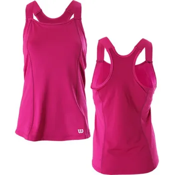 Dámské tričko Dámské tričko Wilson W TOUR TANK II fiesta pink velikost:XS