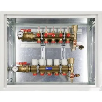 rozdělovač topení Giacomini R553F kompletní rozdělovač pro zazdění 1" x 18/5