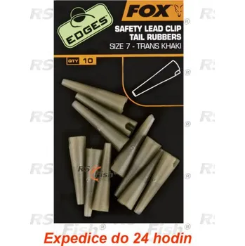 FOX Safety Lead Clip Tail Rubbers - size 7 CAC478