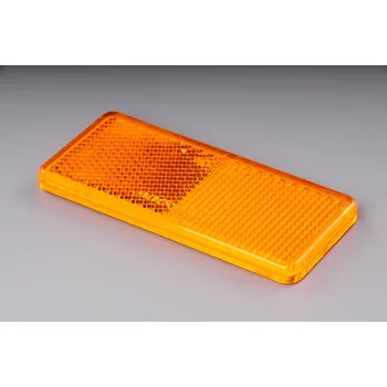 Odrazka samolepící - obdelník, oranžová