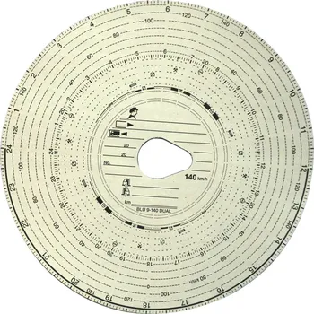 Kotoučky tachografu KIENZLE 140 km automat